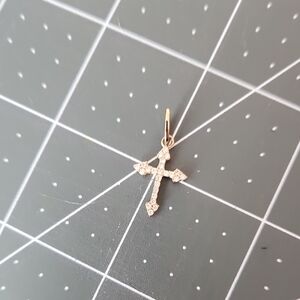 Miranda Frye CZ Cross Charm